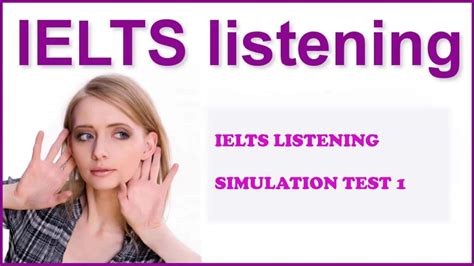ielts simulation listening test
